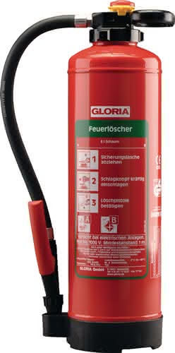 Schaumfeuerlöscher 6kg aufladb.Brandkl.34 A 183 B m.Wandh. Schaumfeuerlöscher 6kg aufladb.Brandkl.34 A 183 B m.Wandh.