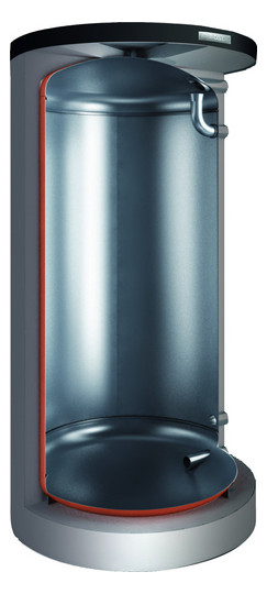 BOSCH Pufferspeicher STORA BH 750-6 1 B für Wärmepumpen, 1820x1030, 750L, silber
