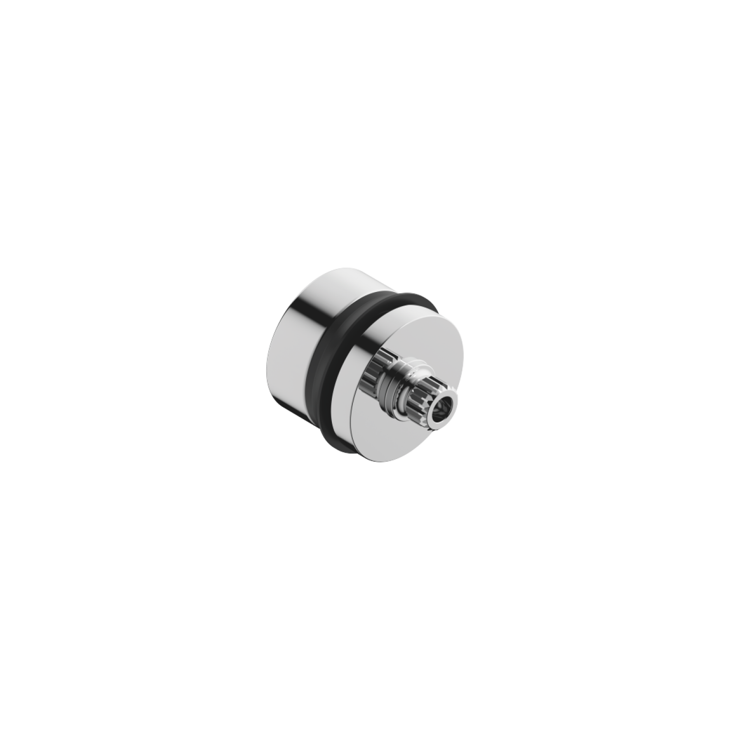 DO Griff Rastbuchsenaufnahme ERSATZTEILE 90121200700 D 29 x 26 mm Chrom