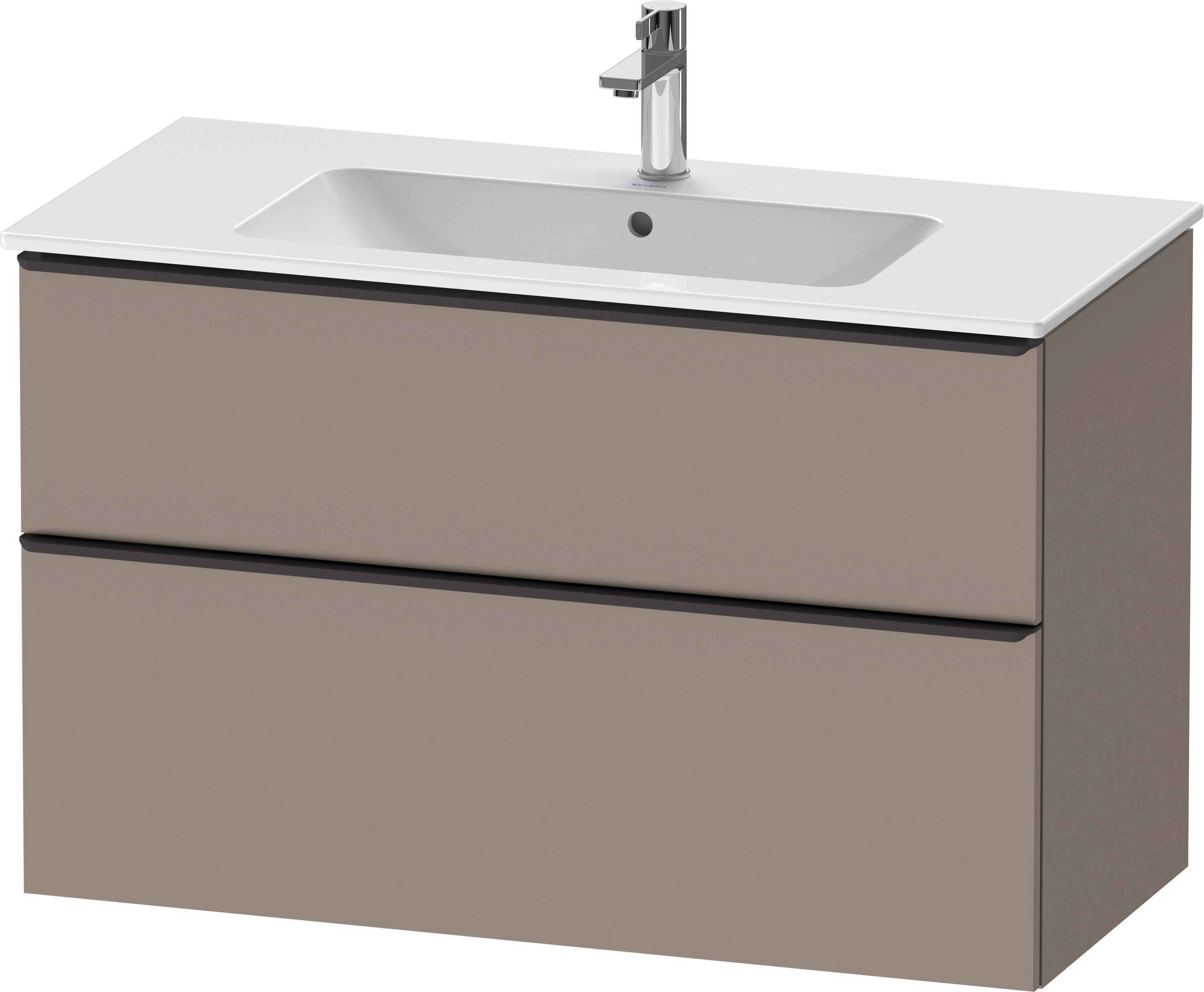 Duravit D-Neo WTU,Ausz:1,Schubk:1,GR:Dia.Schw 1010x462x625mm,Wandh,Basalt Matt,Dekor