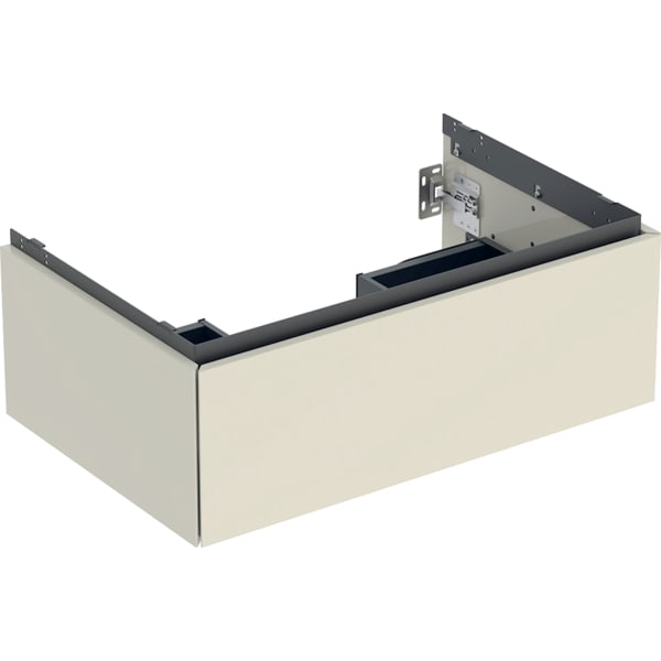 Geberit ONE Unterschrank für WT/-Platte 1 Schubl., 74x26,6x47cm, sandgrau hgl.
