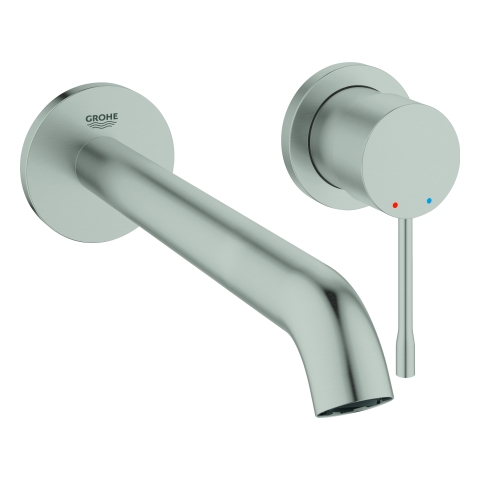 GROHE 2-Loch-WT-Wandbatterie Essence 29193_1 FMS Ausladung 230mm supersteel GROHE 2-Loch-WT-Wandbatterie Essence 29193_1 FMS Ausladung 230mm supersteel