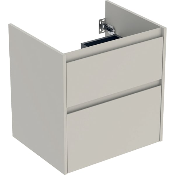 Geberit Unterschrank für MWT, 2 Schubladen B:60cm, sandgrau matt
