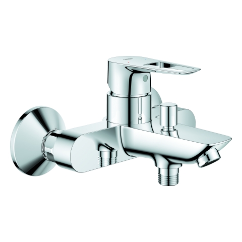 GROHE EH-Wannenbatterie BauLoop 23602_1 Wandmontage eigensicher chrom