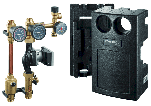 OVENTROP-Solarstation Regusol LH-180 DN 25, Grundfos, 2 - 15 l/min, 6 bar
