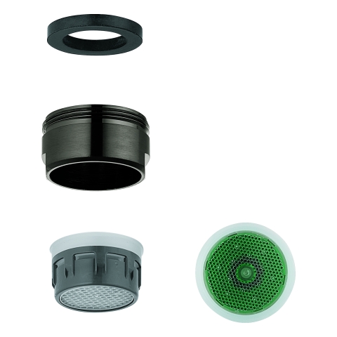 GROHE Strahlregler 46837 verstellbar hard graphite gebürstet GROHE Strahlregler 46837 verstellbar hard graphite gebürstet