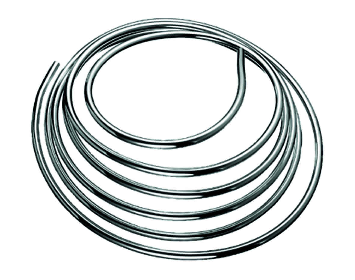 SCHELL Kupferrohr Ringform, d:10, L:5000, chrom