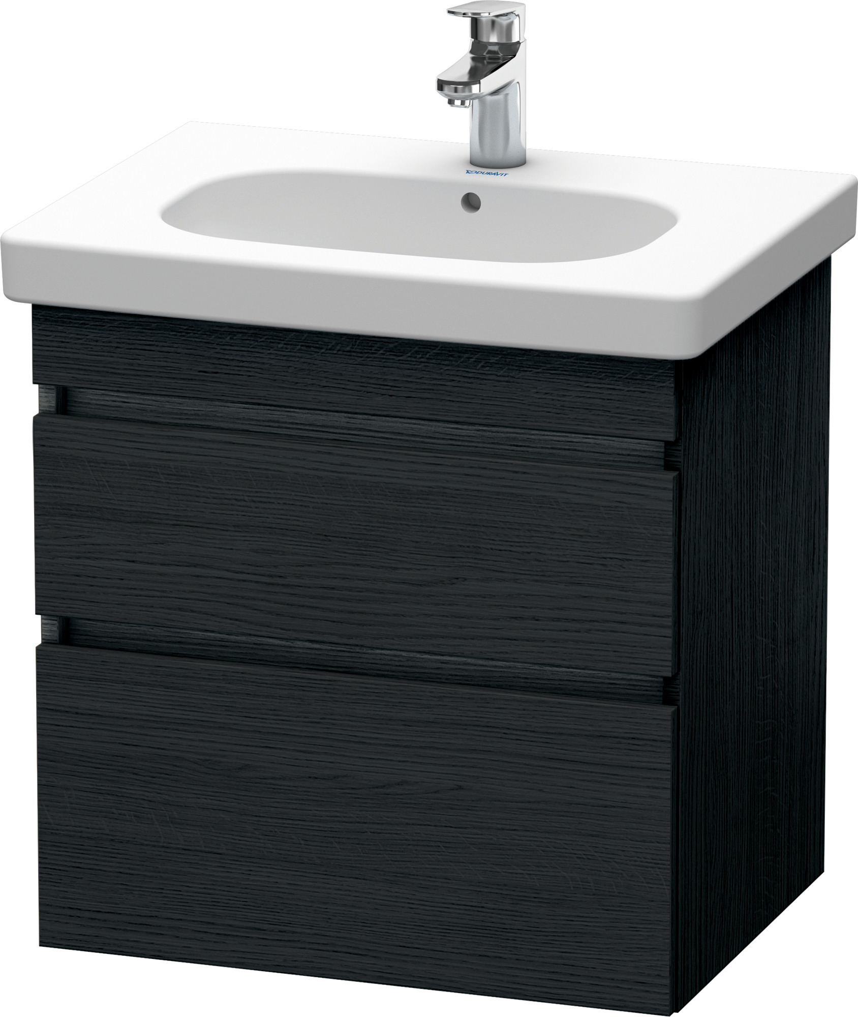 Duravit WTU wandh. DuraStyle 453x600x610mm 2SchKa,034265, Eiche Schwarz