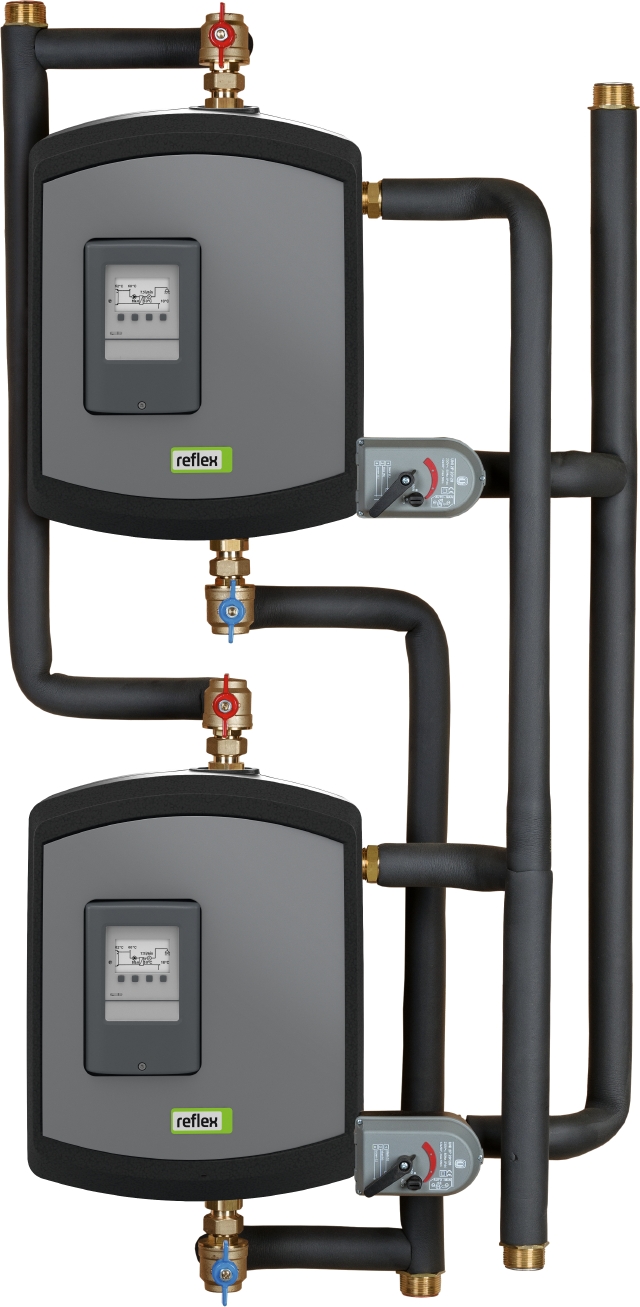 Reflex Hydroflow 2-fach Kaskadenverrohrung M Reflex Hydroflow 2-fach Kaskadenverrohrung M