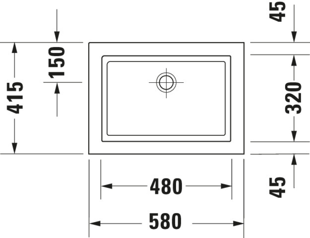 DU EBWT Design Classics 2nd floor 580 mm EB v.o, ohne ÜL, o. HLB, weiß