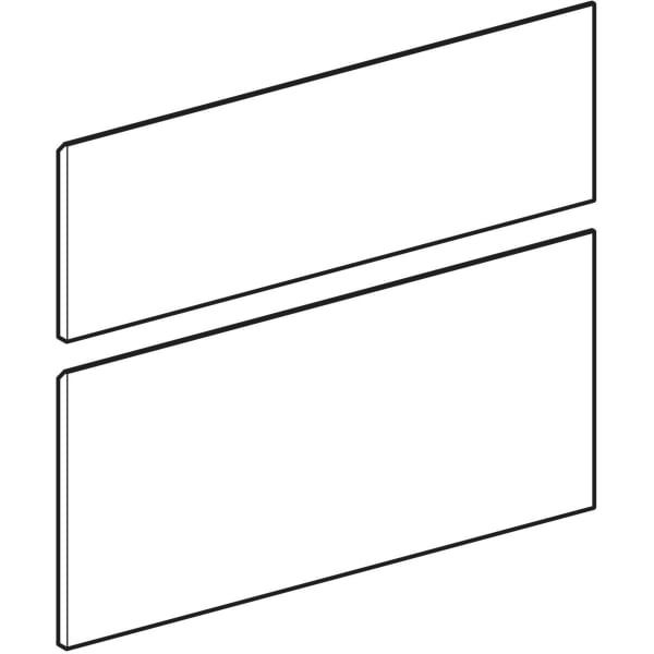 Geberit Set Schubladenfront für Unterschrank B:130cm, salbeigrün matt