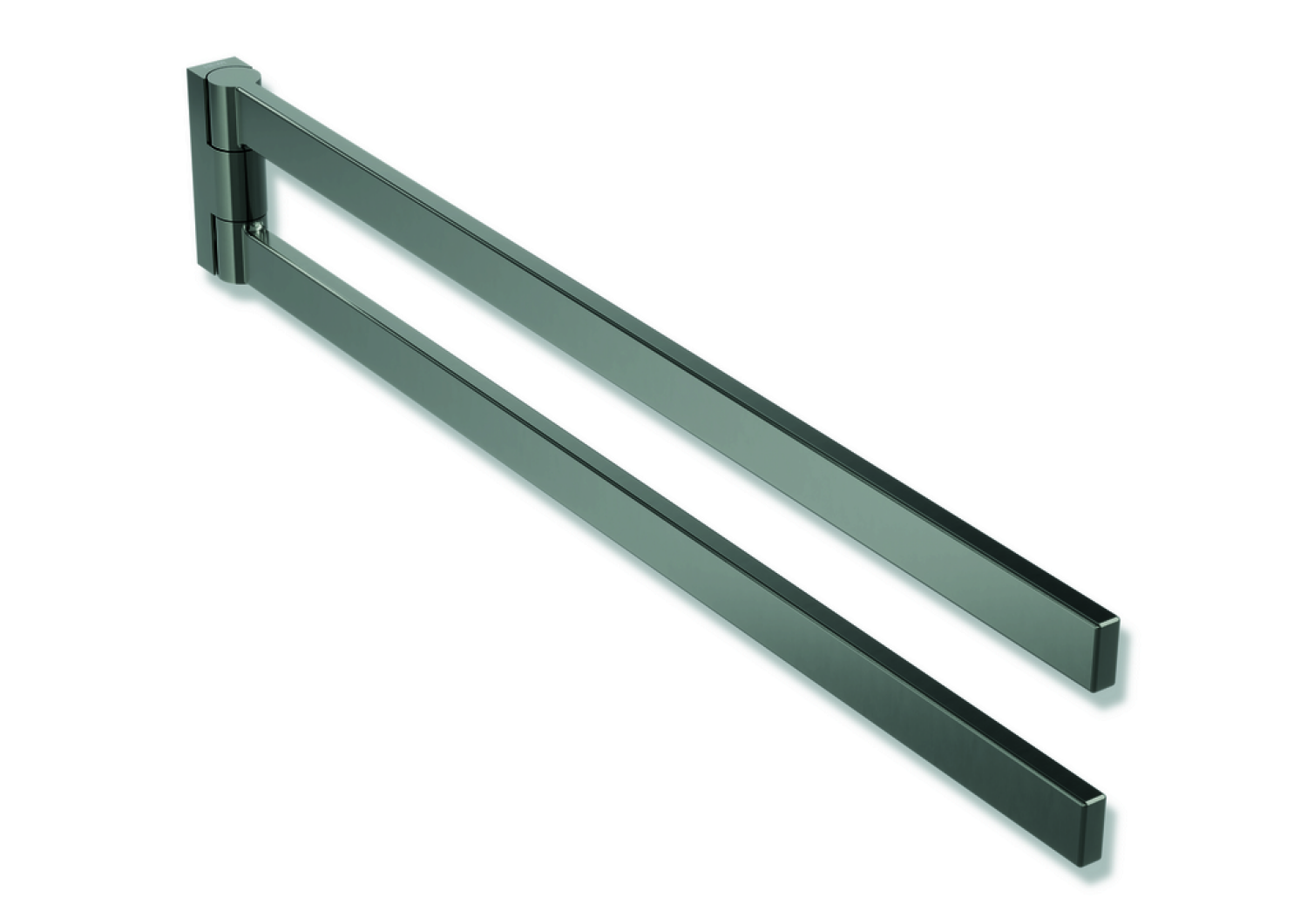 HEWI Handtuchhalter Sys 900 Q, schliff, L:446 mm, Arme schwenkbar