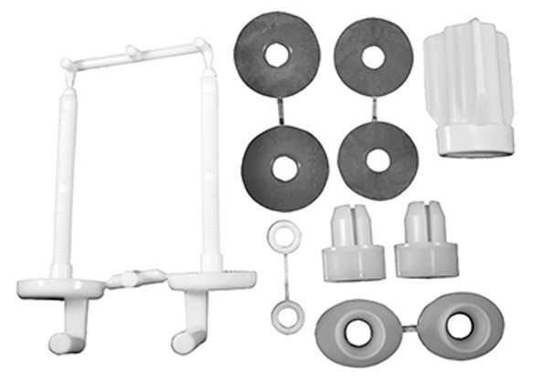 Duravit Scharnier-Set für WC-Sitz ohne Absenkautomatik, Kunststoff, 0061130000