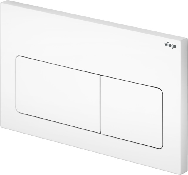 Viega WC Betätigungsplatte VfL 5 8601.1 aus Kunststoff in weiß-alpin