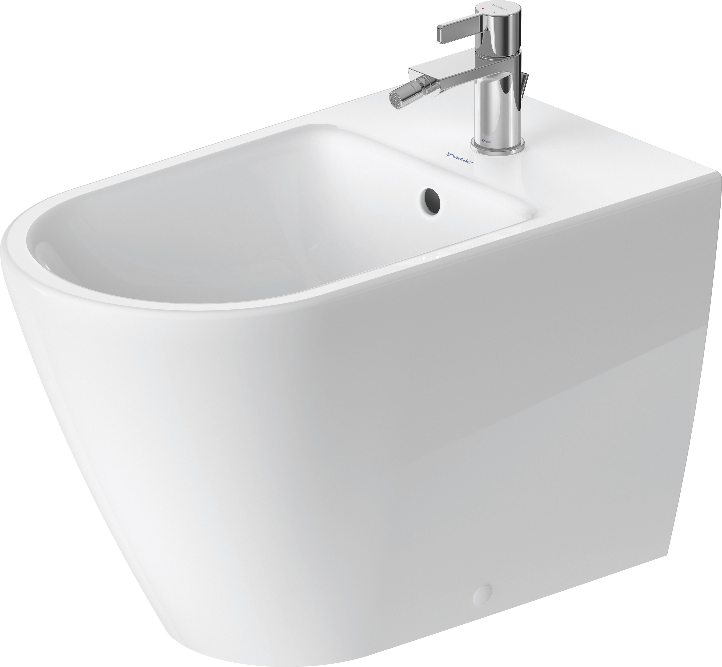Duravit Standbidet D-Neo, 650mm, Weiß mit ÜL,mit HLB,1 HL