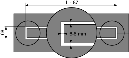 TECEdrainline Rinne für Naturstein, mit Seal System Dichtband, 1200 mm