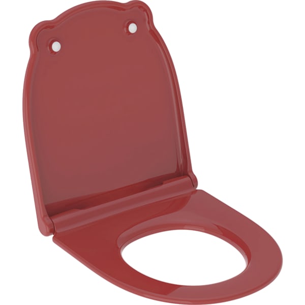 Geberit Bambini WC-Sitz für Kinder mit Abs-Auto., karminrot