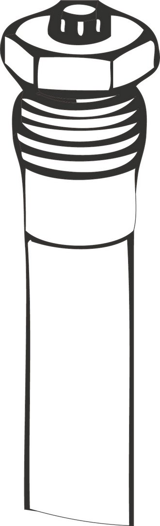 BOSCH Ersatzteil TTNR: 8738718844 Anode 21,5 x 600 G3/4
