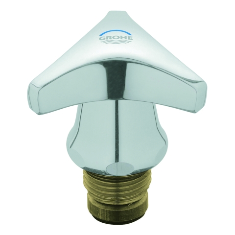 GROHE Oberteil 45968 mit Trecorn Griff Markierung blau 1/2" chrom