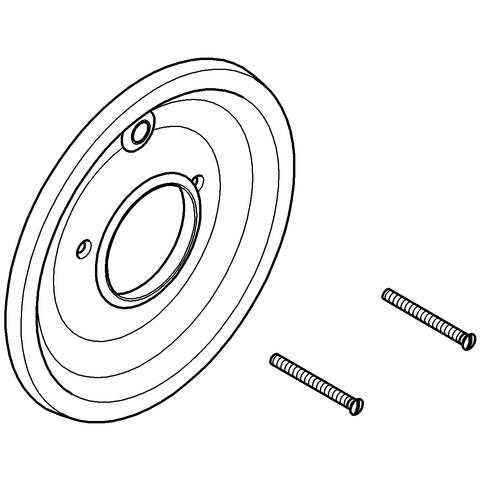 GROHE Rosette 46057 d: 170mm für Einhandmischer chrom