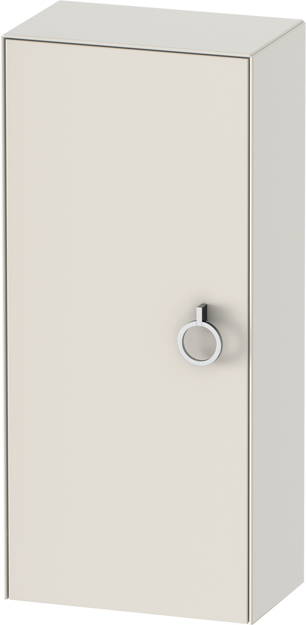 Duravit Halbhochschrank White Tulip,m.Griff TA l.,880x400x240,Nordic Weiß Sdm.