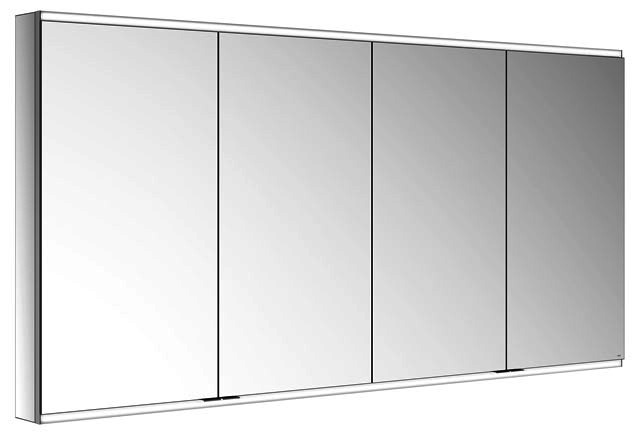 KEUCO Royal Modular 2.0 SPS, bel. 80041, Vorb,2Steckd/USB,sb-elox,1900x900x120mm