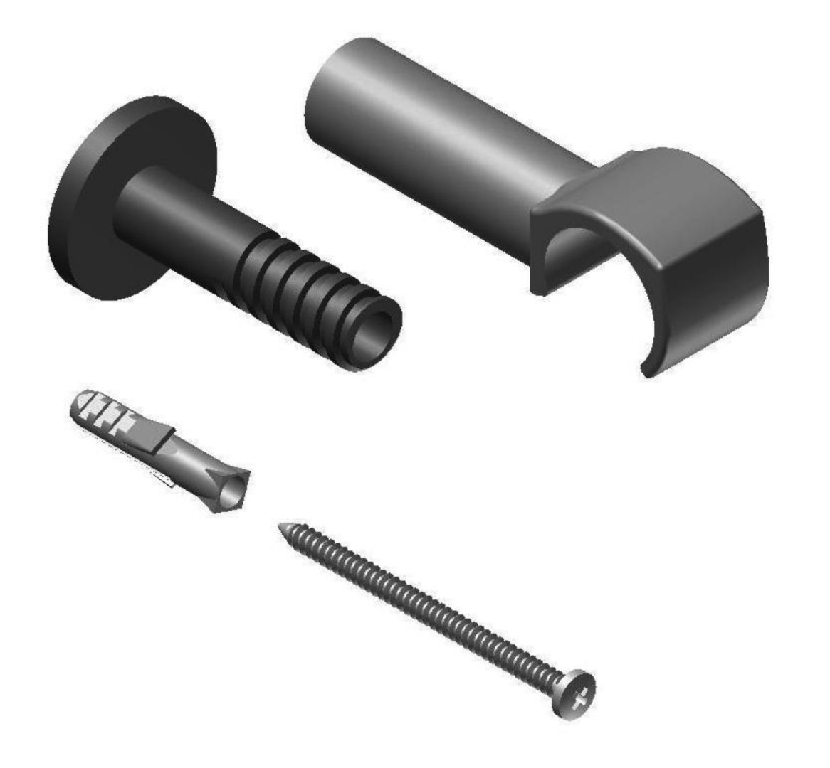 Kermi Abstandhalter Set weiß, Durchm. 24 mm Kermi Abstandhalter Set weiß, Durchm. 24 mm