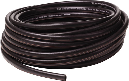 NBR-Vielzweckschlauch ID 19mm Wandst.4,5mm L.40m PROMAT NBR-Vielzweckschlauch ID 19mm Wandst.4,5mm L.40m PROMAT