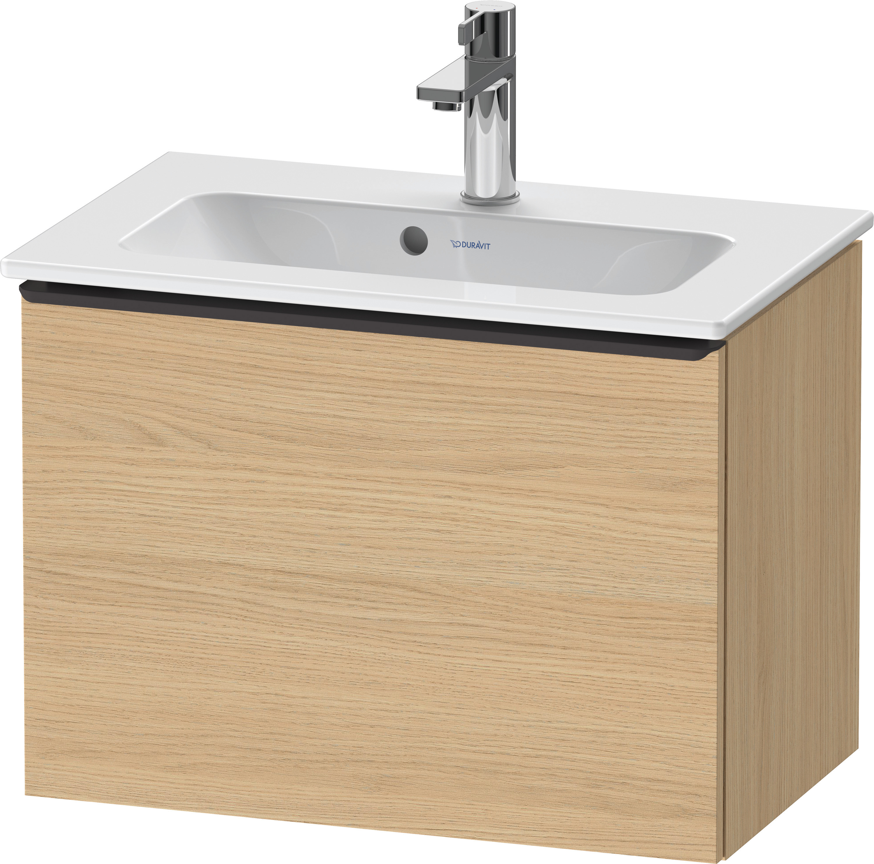 Duravit D-Neo WTU,Wdh,Ausz:1,Gr:Diamant Schw. 610x372x440mm,Natur Eiche Matt,Dekor