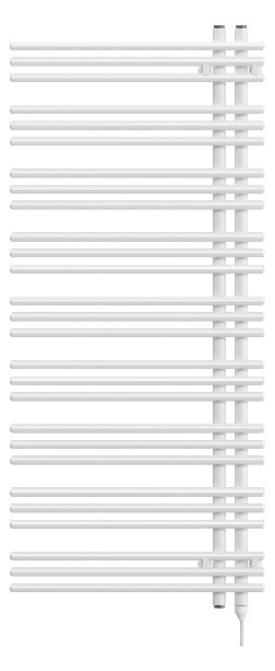 ZE Design-Heizkörper Yucca elektr. IHE YAZSL130060EAZD 1354x47x578 Black Matt