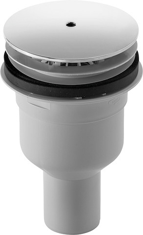 DU Duschwannenablauf, Abgang senkrecht Ablaufdurchmesser 90mm, weiß