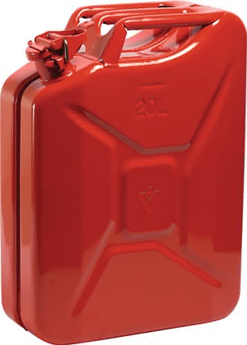 Kraftstoffkanister Inh.20l Feuerrot RAL 3000 Stahlbl.L345xB165xH470mm VALPRO Kraftstoffkanister Inh.20l Feuerrot RAL 3000 Stahlbl.L345xB165xH470mm VALPRO