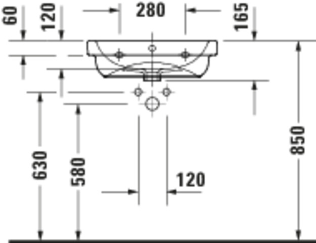 DU D-Code 2.0 WT 550x430mm,m.ÜL, Weiß HG