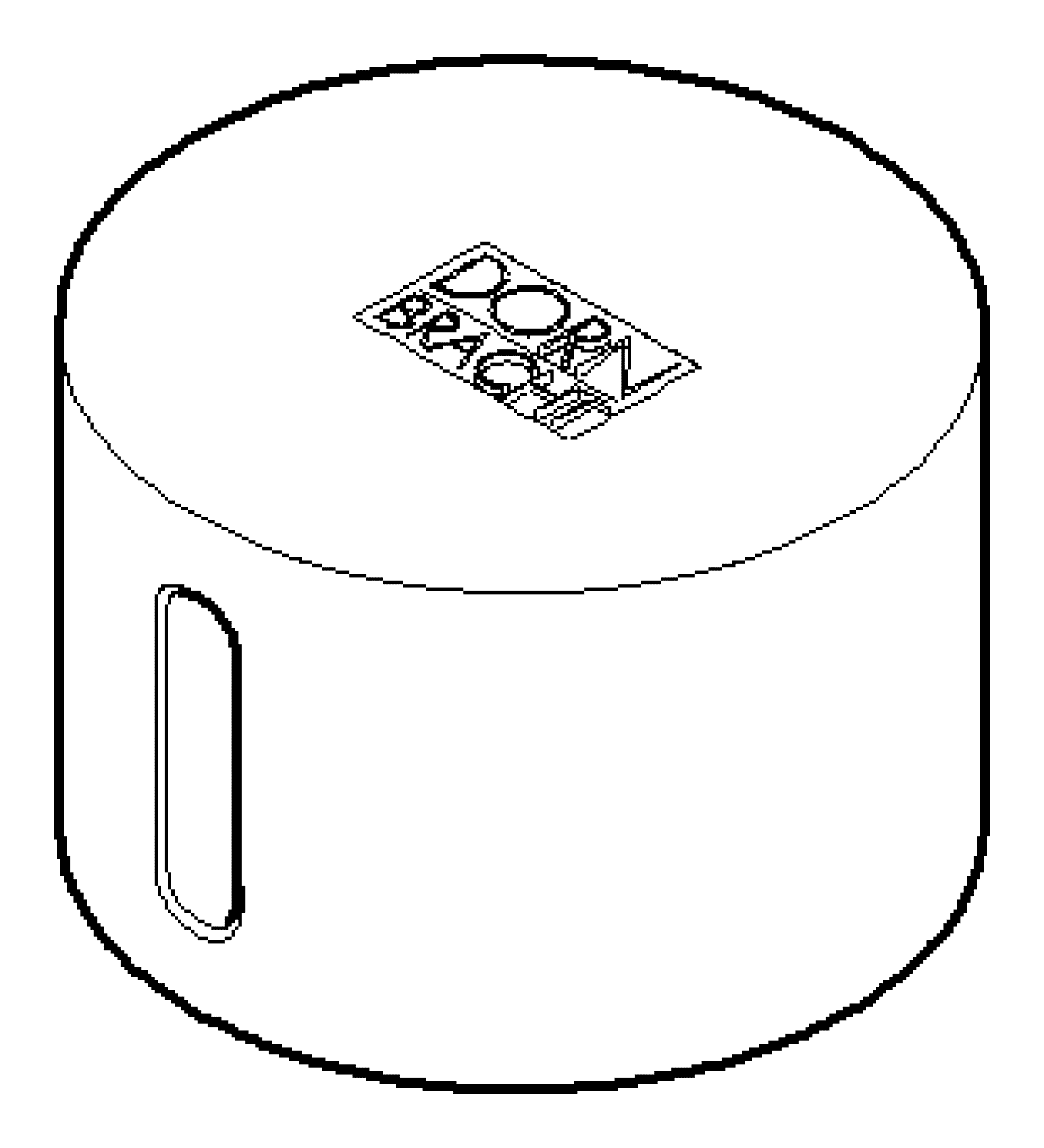 DO Griff ERSATZTEILE 092062027 D 35 x 23 mm Platin