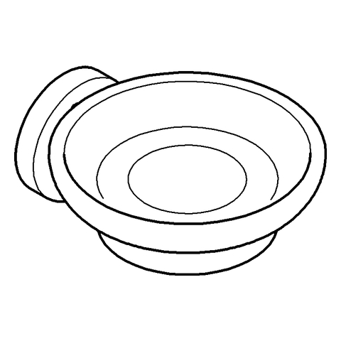 GROHE Seifenschale Essentials 40444_1 mit Halter chrom