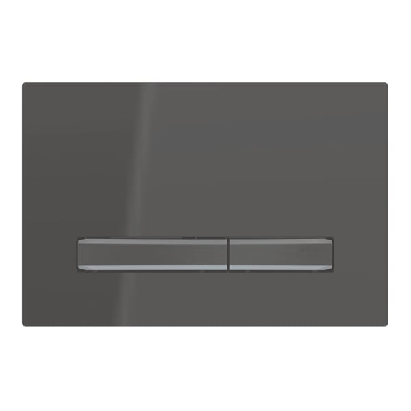 Geberit Sigma50 BetPl., für 2-Mengen-Spülung Square, Metallfarbe schwarzchr., schwarz Geberit Sigma50 BetPl., für 2-Mengen-Spülung Square, Metallfarbe schwarzchr., schwarz