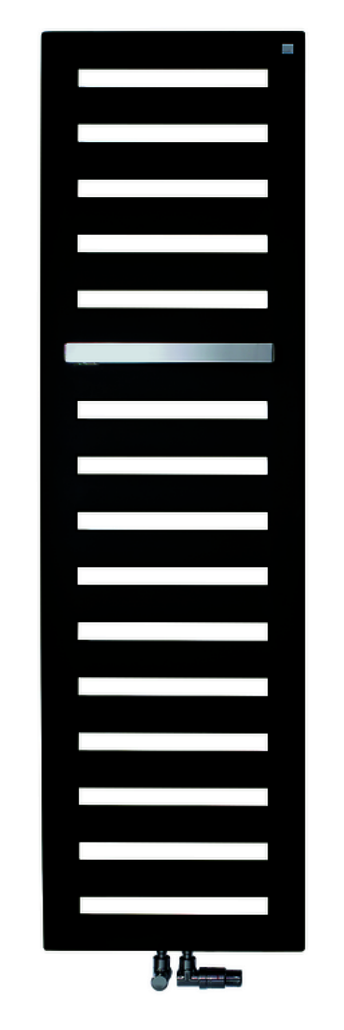 ZE Design-Heizkörper Metropolitan Bar MEP-080-060 805x39x600 Black Matt