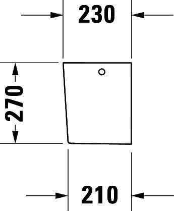 DU Halbsäule DuraStyle für 070845, weiß