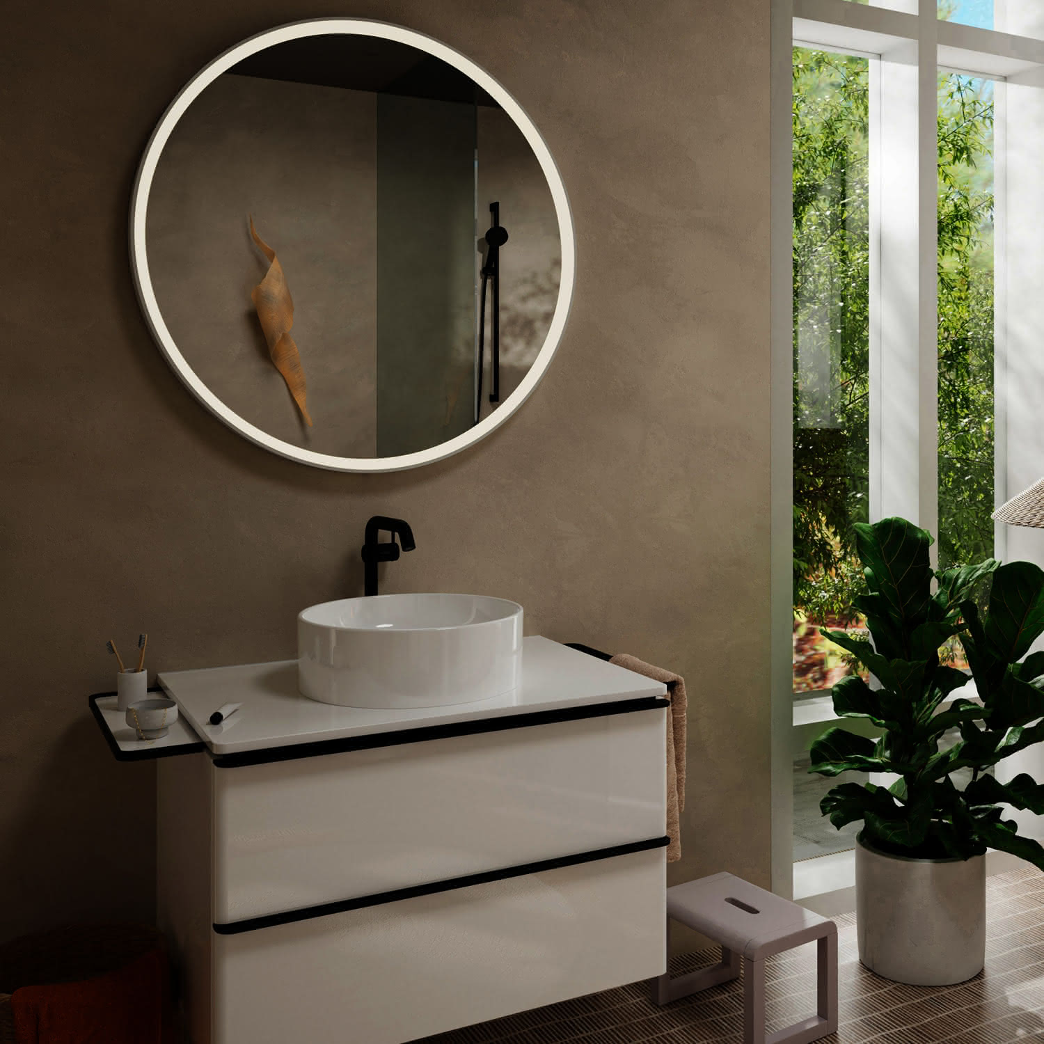 Hansgrohe WTM 240 Tecturis S Fine CoolStart ohne Ablaufgarnitur MSW