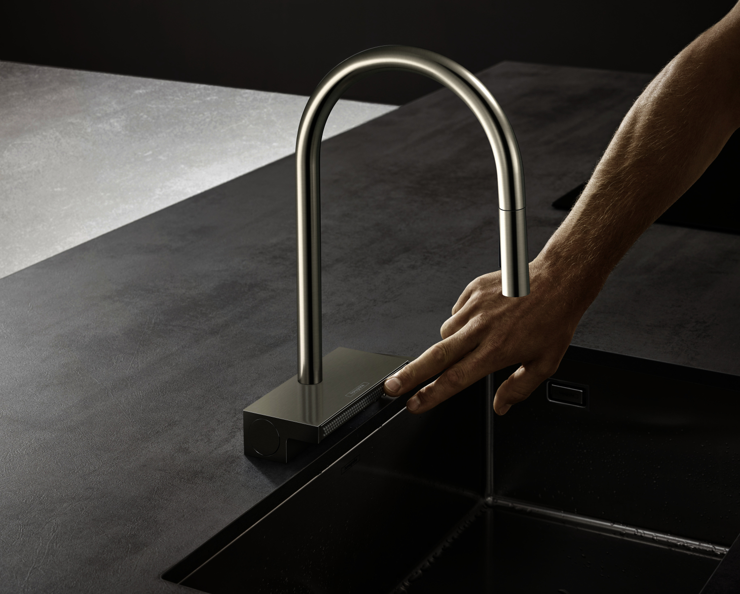Hansgrohe Spültischmischer 170 Aquno Select M81 Ausziehbrause 3jet sBox edelstahl-optik