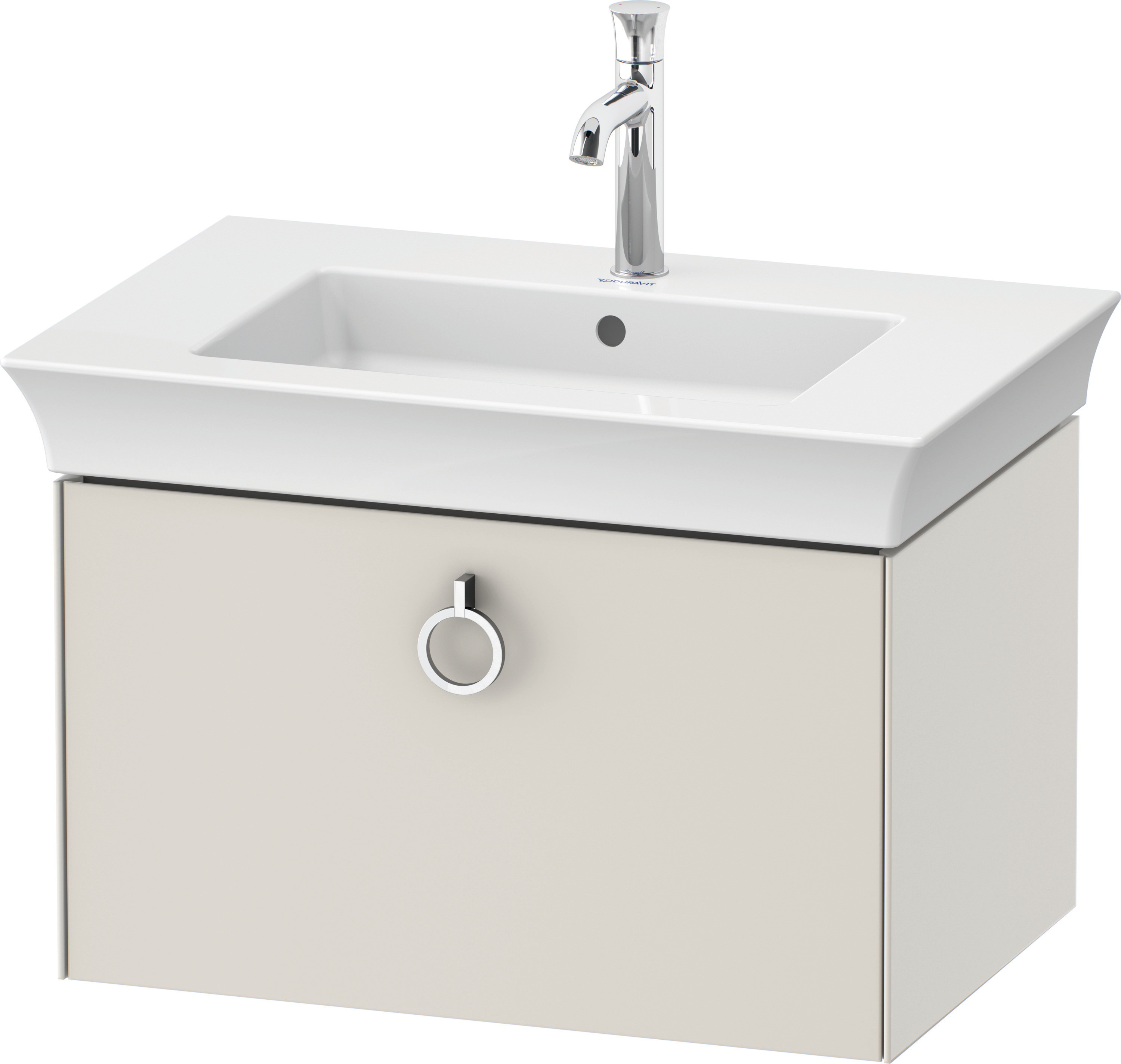 Duravit WTU wandh. White Tulip,1 Ausz., mit Griff,410x684x458,Nordic Weiß Sdm.