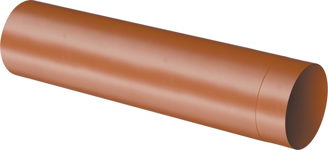 BOSCH Abgaszubehör FC-O60_80 Mantelverlängerung, rot, d:125mm,L:500mm