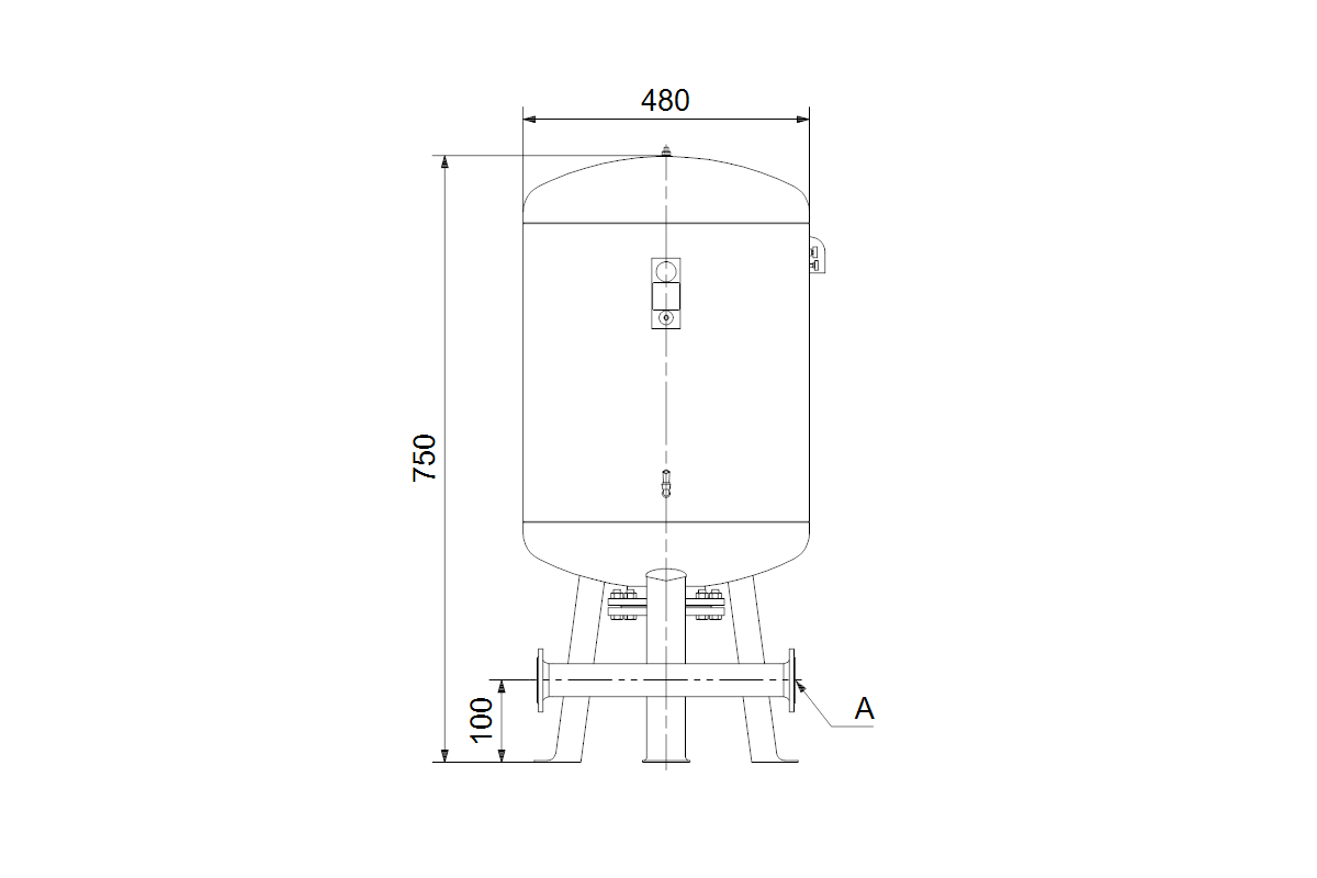 GRUNDFOS Zubehör für Druckerhöhungsanl. MDB DT5 80 PN16 DN50