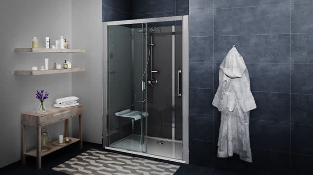 Roth Komplettdusche Vinata Comfort Ni Hoch anthrazit 1160x677 ESG klar
