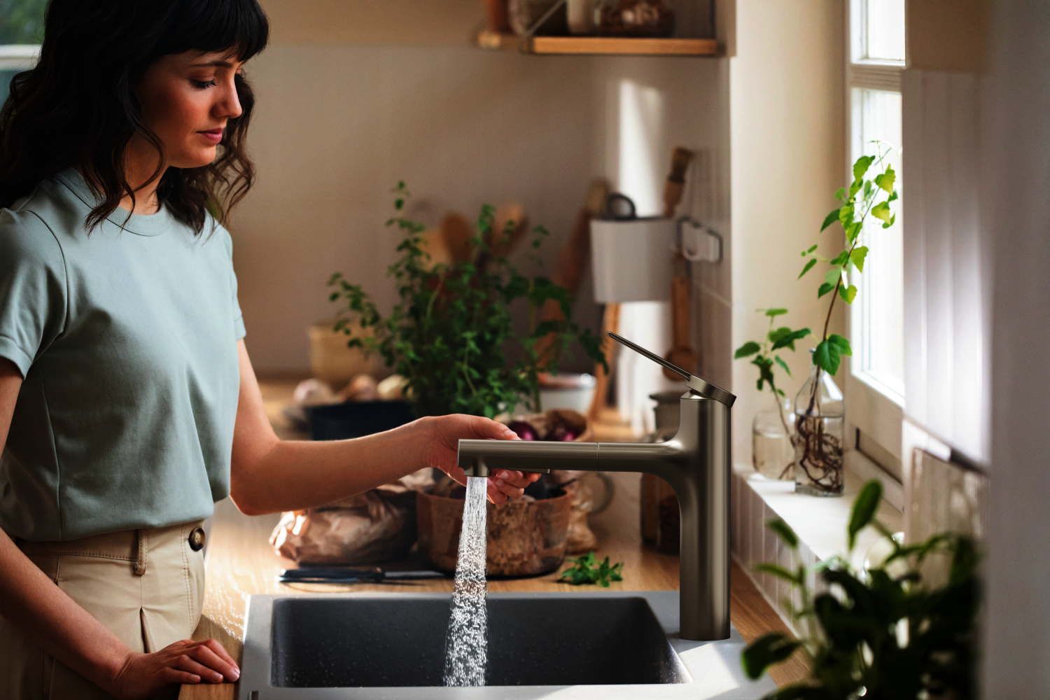 Hansgrohe Spültischmischer 160 Zesis M33 Ausziehbrause 2j sBox lite edelstahl-opt