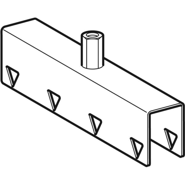 Geberit Pluvia Verbindungselement 4Kt-Profil