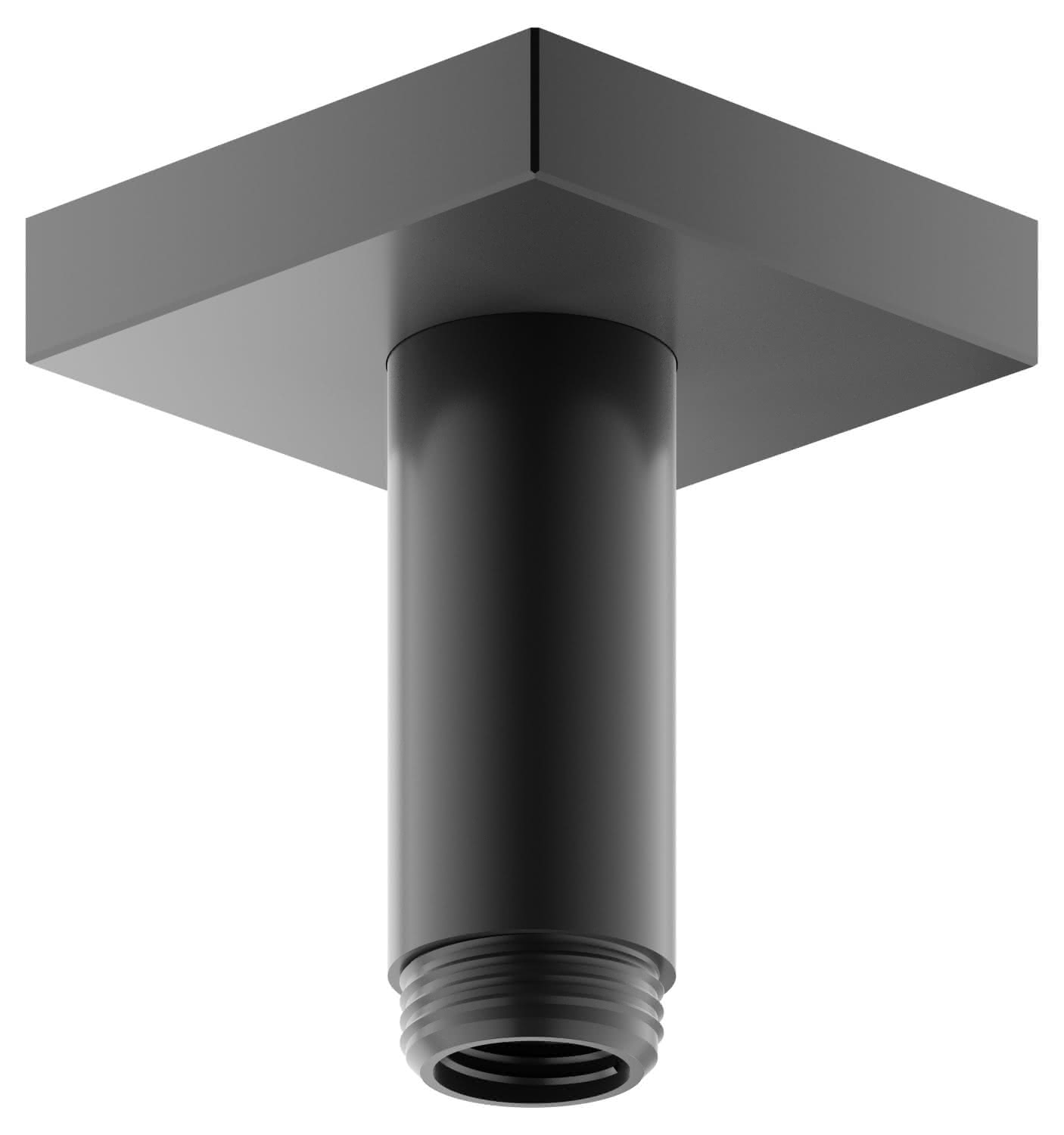 KEUCO Brausearm Edition 300 53089, Deckenanschluss, 100mm,Schwarzchrom geb.