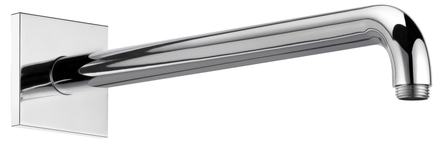 KEUCO Brausearm Edition 300 53088, Wandanschluss, 450 mm, Nickel geb.