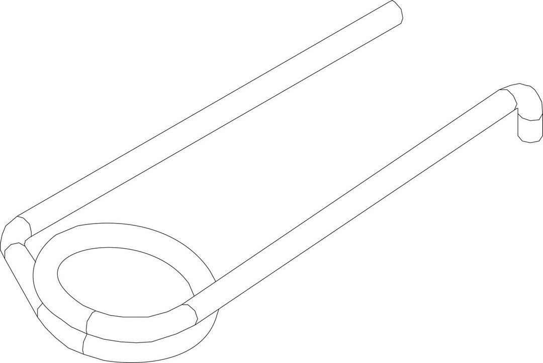 BOSCH Ersatzteil TTNR: 87186632290 Haltefeder 10mm