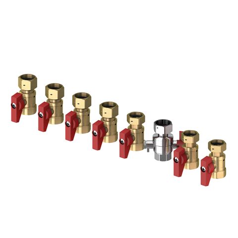 Flamco Absperrkugelhahn-Set Durchgang 8 X Dn20